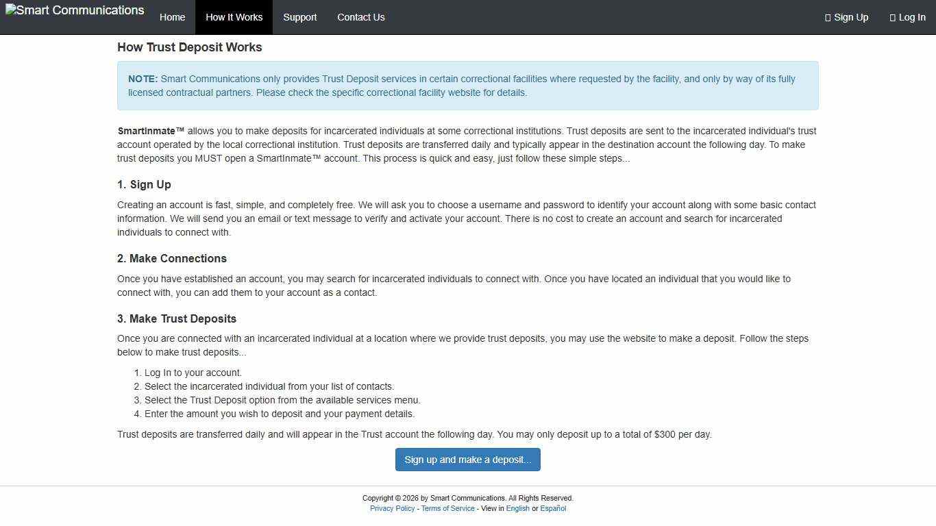 How Trust Deposit Works